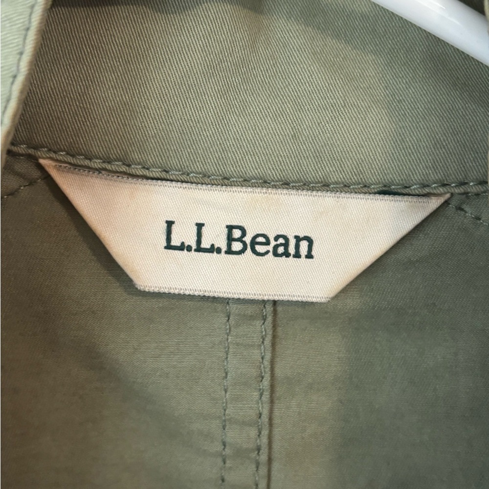 L.L. Bean Sage Green Utility Jacket - Picture 3 of 6